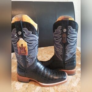 NEW MEN COWBOY BOOTS WITH BELT